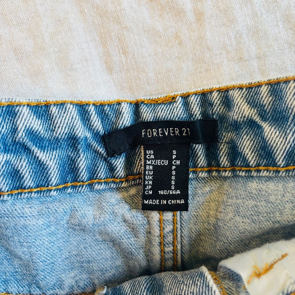 Women's Forever 21 Denim Skirt, Size S, Blue - Picture 4 of 7